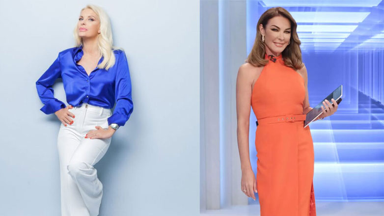 Εκτός τηλεόρασης τη νέα τηλεοπτική σεζόν η Ελένη Μενεγάκη και η Τατιάνα Στεφανίδου