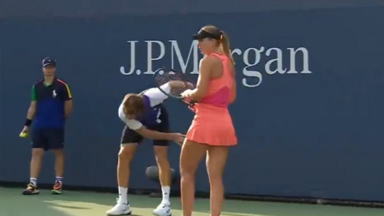 US Open: Ο Τσιτσιπάς ξέσπασε στη ρακέτα του και τρόμαξε την Μπαντόσα!