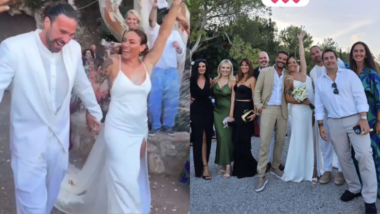Ευρυδίκη Βαλαβάνη – Γρηγόρης Μόργκαν: Παντρεύτηκαν στον Άγιο Ιωάννη τον Ερημίτη, στη Μαραθοκεφάλα Χανίων