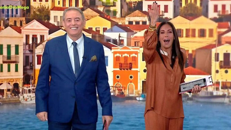 Το αποκαλυπτικό «ατύχημα» της Ανθής Βούλγαρη στην πρεμιέρα της εκπομπής στο Mega