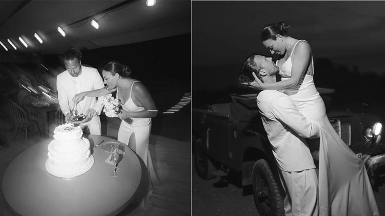 Ευρυδίκη Βαλαβάνη: Οι επίσημες φωτογραφίες από τον γάμο της με τον Γρηγόρη Μόργκαν στα Χανιά