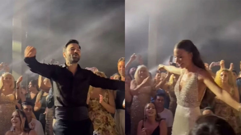 Αντρέας Γεωργίου & Σιμώνη Χριστοδούλου: Η στιγμή που χορεύουν ζεϊμπέκικο στο γαμήλιο πάρτι τους