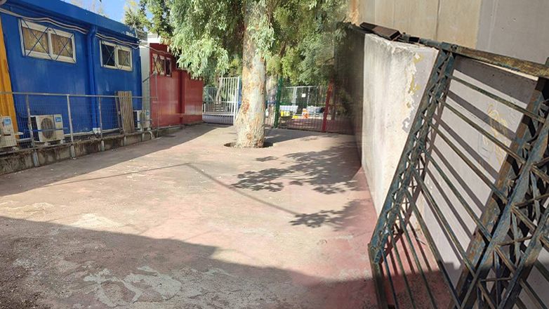 Παραμένουν τα κοντέινερ στο 5ο και 6ο δημοτικό σχολείο Ζωγράφου