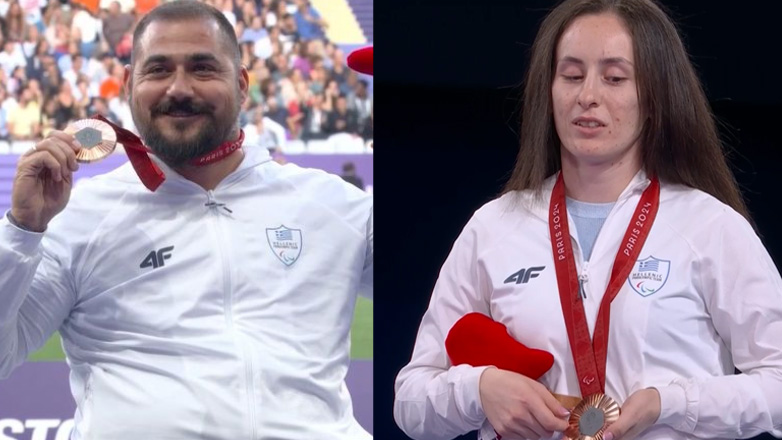 Η απονομή των μεταλλίων στον Στεφανουδάκη και την Πασχαλίδου!