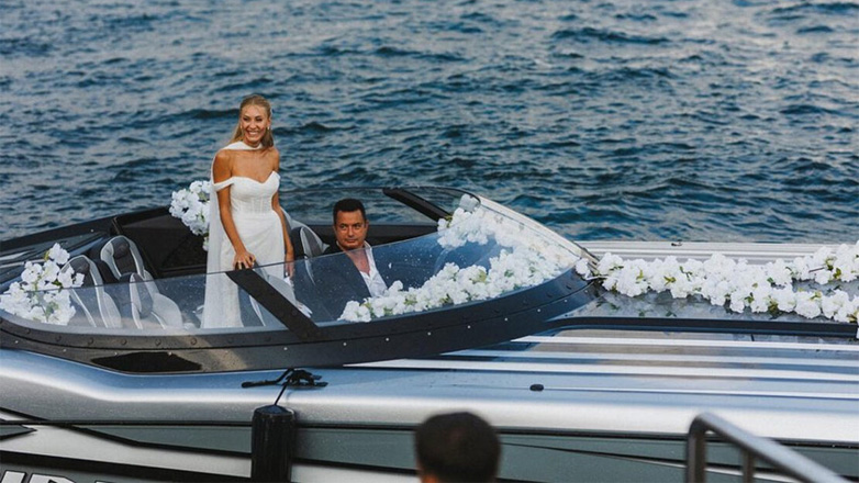 Acun Ilicali: Νέες φωτογραφίες από το γάμο του με την 25χρονη καλλονή σύντροφό του Αyca Cagla Altunkaya