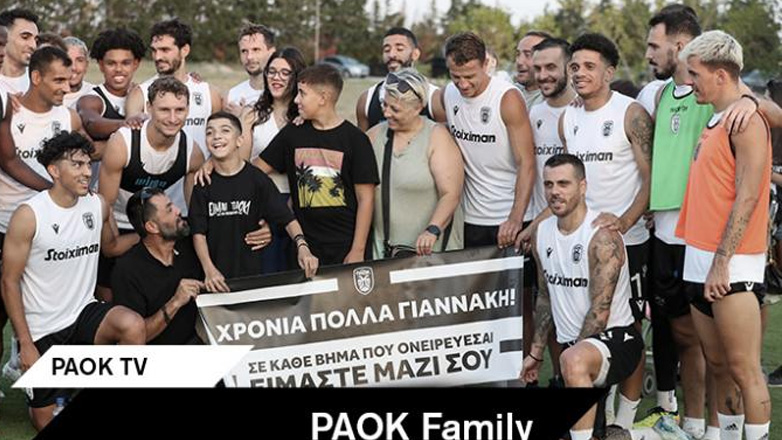 ΠΑΟΚ: Πάρτι γενεθλίων για τον Γιαννάκη πριν το δύσκολο ταξίδι του στις ΗΠΑ