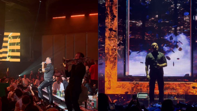 Γιώργος Μαζωνάκης: Πρεμιέρα στο Fantasia μετά τη διαμάχη με την αδελφή του – Εμφανίστηκε στη σκηνή με Balaclava