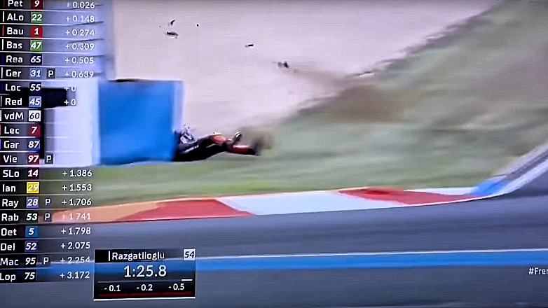 Σοβαρό ατύχημα του Toprak Razgatlioglu στο Magny-Cours