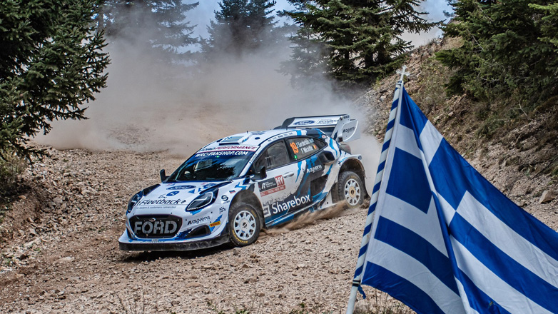 EKO Rally Acropolis: Στη δεύτερη θέση μεταξύ των Ελλήνων ο Ιορδάνης Σερδερίδης μετά το πρώτο σκέλος