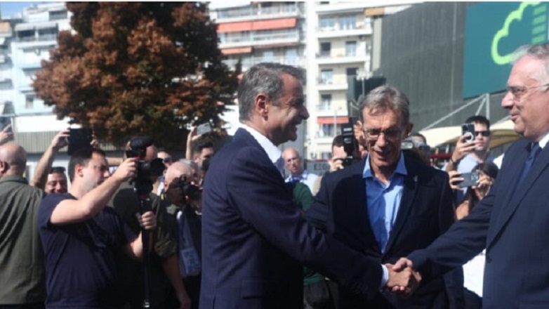 Σε εξέλιξη η επίσκεψη του Κυριάκου Μητσοτάκη στην 88η ΔΕΘ