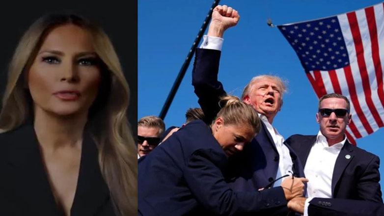 Μελάνια Τραμπ: Μαυροφορεμένη ζητεί εξηγήσεις για την απόπειρα δολοφονίας του συζύγου της