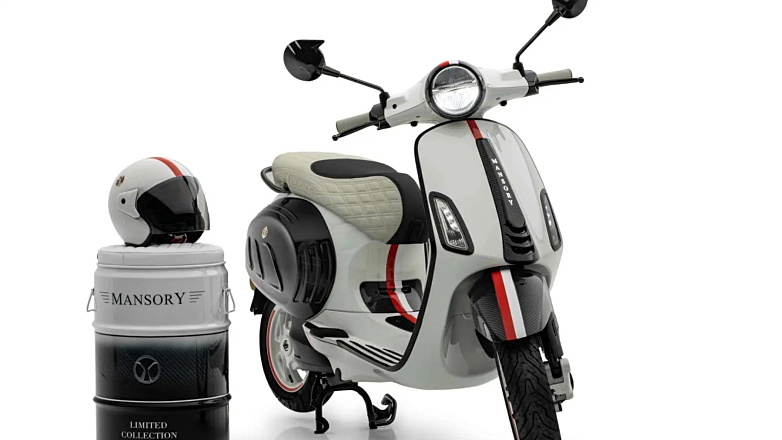 H Vespa Mansory “Monaco Edition” έχει κάτι από Ferrari!