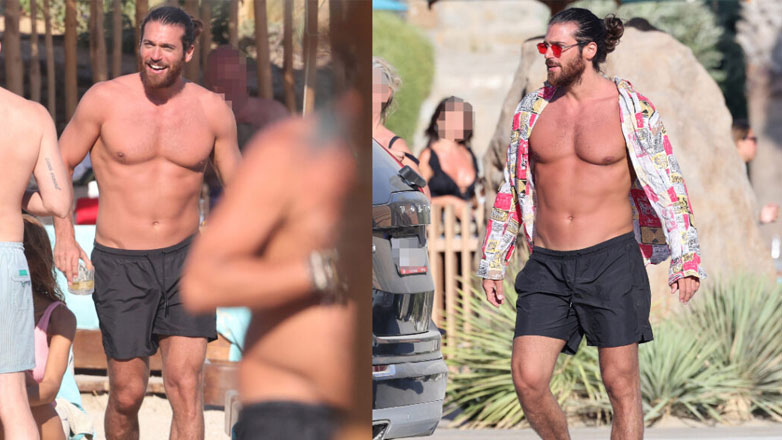 Can Yaman: Ο «Φτερωτός Θεός» μαγνήτισε τα βλέμματα σε γνωστή παραλία της Μυκόνου