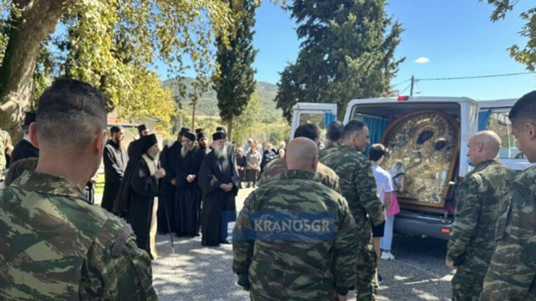 Τη θαυματουργή εικόνα της Παναγίας Γοργοϋπηκόου προσκύνησαν και φέτος στελέχη της 1ης Ταξιαρχίας Καταδρομέων