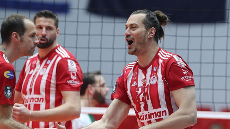 Βόλεϊ: Έβαλε θεμέλια πρόκρισης ο Ολυμπιακός, 3-0 σετ εκτός έδρας τη Στρούμιτσα