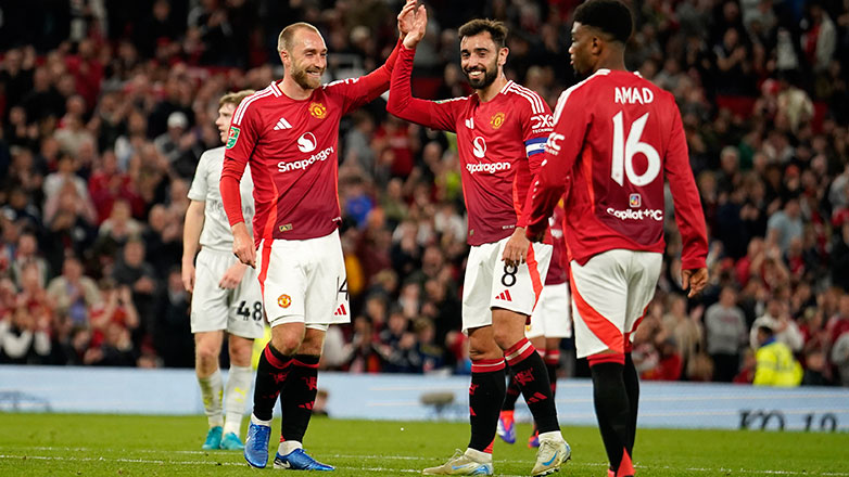 Επιβλητική πρόκριση στο League Cup Αγγλίας για τη Μάντσεστερ Γιουνάιτεντ (7-0)