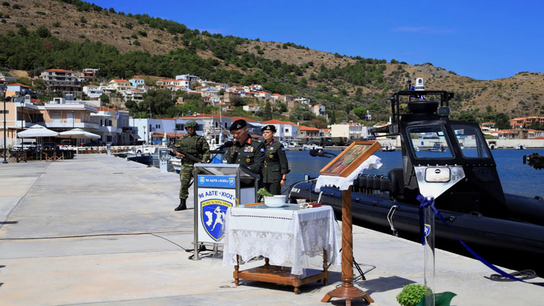 ΓΕΣ: Παραλαβή δύο ταχύπλοων σκαφών στη Χίο