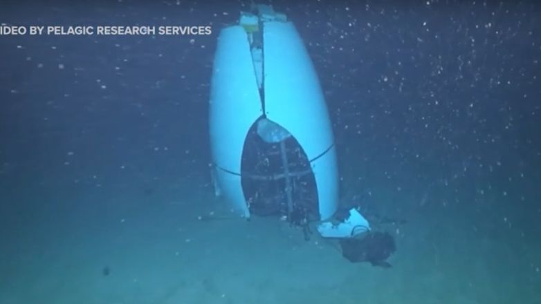 Titan: Βίντεο δείχνει το κατεστραμμένο υποβρύχιο στον βυθό του ωκεανού