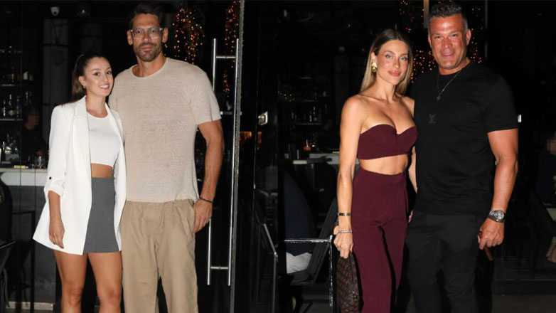 Γιάννης Σπαλιάρας – Κώστας Σόμμερ: Βραδινή έξοδος στη Γλυφάδα μαζί με τις συντρόφους τους