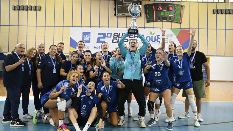 Χάντμπολ γυναικών: Η Νέα Ιωνία κατέκτησε το Σούπερ Καπ, 26-18 τον ΠΑΟΚ στον τελικό