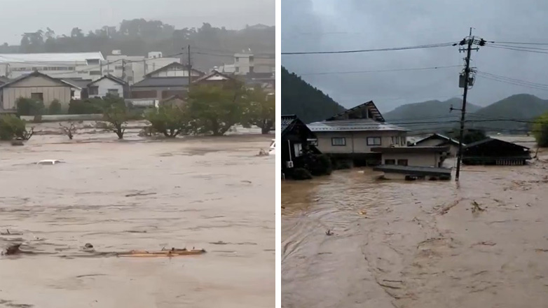 Δεκάδες χιλιάδες άνθρωποι καλούνται να εγκαταλείψουν εσπευσμένα τα σπίτια τους στην Ιαπωνία