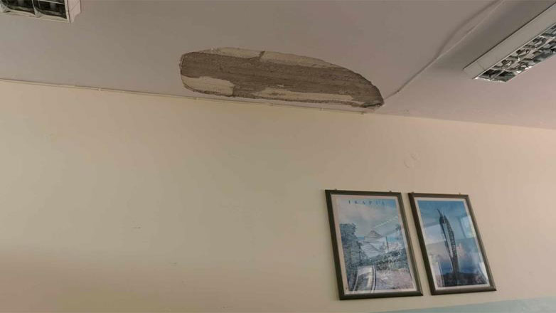 Πτώση σοβάδων σε αίθουσα του 3ου Γυμνασίου-Λυκείου Θεσσαλονίκης