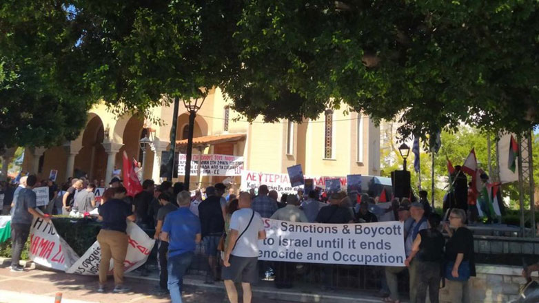 Αντιπολεμικό συλλαλητήριο στους Αγίους Θεοδώρους