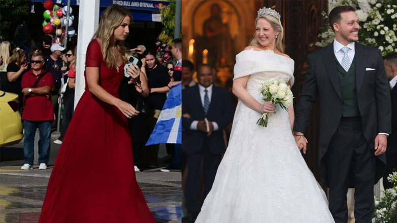 Χρυσή Βαρδινογιάννη: Έκλεψε τις εντυπώσεις στον γάμο της Θεοδώρας και του Matthew Kumar
