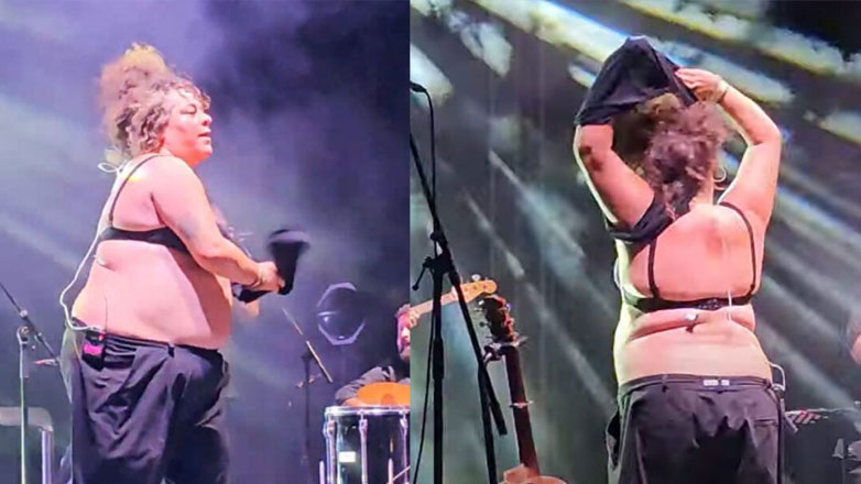 Ματούλα Ζαμάνη: Αντιδράσεις στα social media μετά την απόφαση της να πετάξει την μπλούζα της στο κοινό κατά τη διάρκεια συναυλίας της