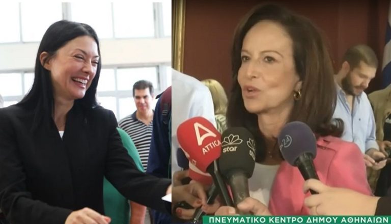 Εκλογές ΠΑΣΟΚ: Ψήφισαν Άννα Διαμαντοπούλου και Νάντια Γιαννακοπούλου Εκλογές ΠΑΣΟΚ: Ψήφισαν Άννα Διαμαντοπούλου και Νάντια Γιαννακοπούλου