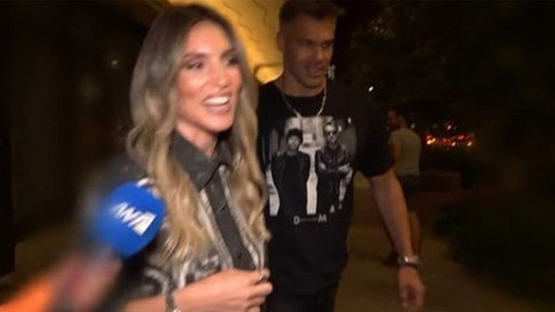 Αθηνά Οικονομάκου & Bruno Cerella: Τι είπαν on camera στην πρώτη τους δημόσια εμφάνιση