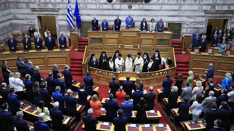 Αγιασμός στη Βουλή για τη νέα κοινοβουλευτική χρονιά