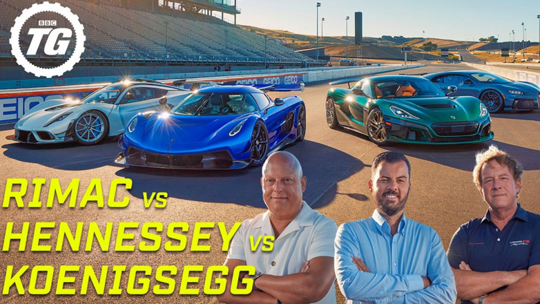 Δείτε τους CEO των Koenigsegg, Hennessey και Rimac να οδηγούν ο ένας τα αυτοκίνητα του άλλου (Βίντεο)