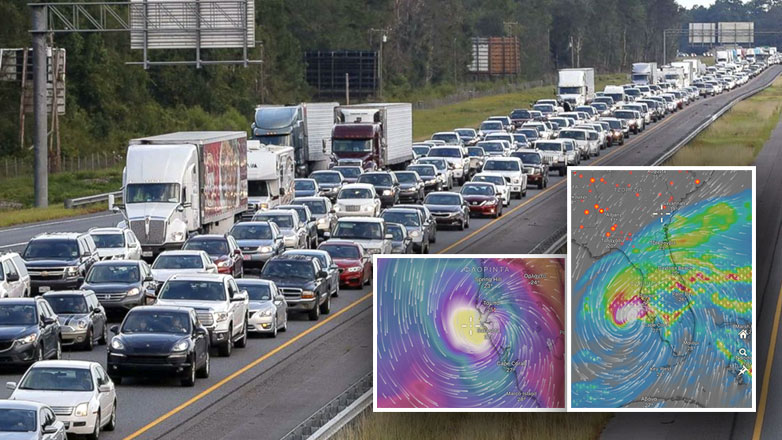 Κυκλώνας Milton: Καραβάνια ανθρώπων εγκαταλείπουν τη Φλόριντα