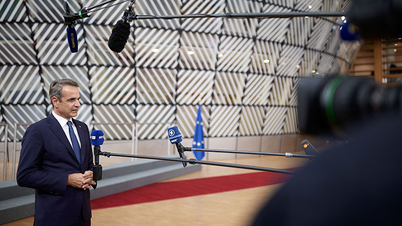 Κ. Μητσοτάκης για μεταναστευτικό: «Η Ε.Ε. έχει έρθει κοντά στις ελληνικές θέσεις» Κ. Μητσοτάκης για μεταναστευτικό: «Η Ε.Ε. έχει έρθει κοντά στις ελληνικές θέσεις»