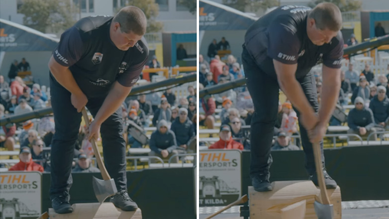 Το πιο γρήγορο τσεκούρι στον κόσμο