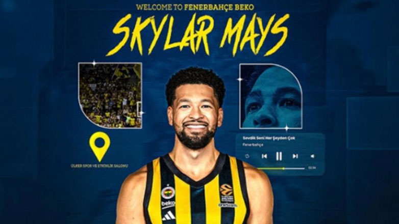 Μπάσκετ: Στην Φενέρμπαχτσε ο Σκάιλαρ Μέις