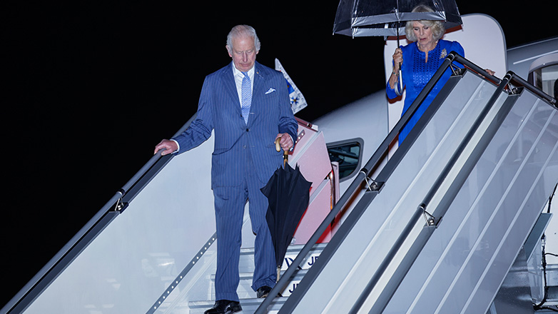 Ο βασιλιάς Κάρολος έφτασε στην Αυστραλία