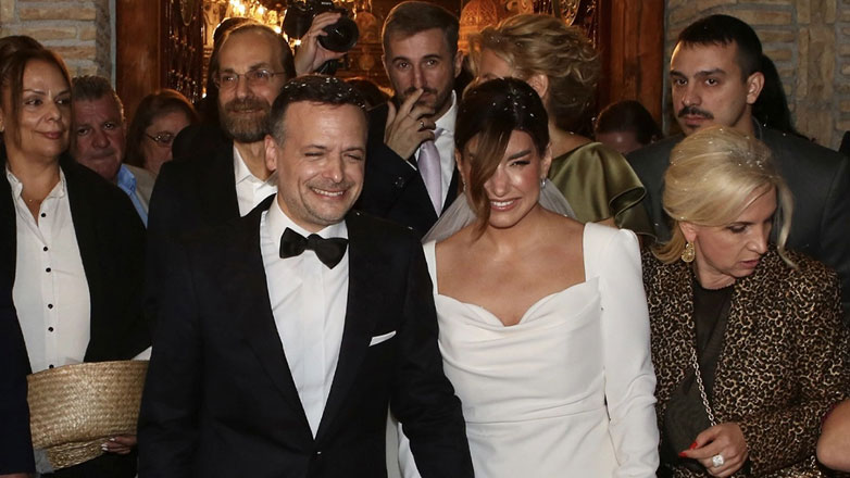 Παντρεύτηκαν ο Χάρης Δούκας και η Γεωργία Πολυτάνου – Οι πολιτικοί που έδωσαν το παρών