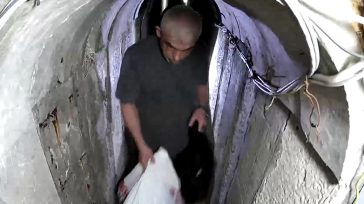 Στη δημοσιότητα βίντεο με τον Σινουάρ να καταφεύγει σε τούνελ πριν την επίθεση της 7ης Οκτωβρίου