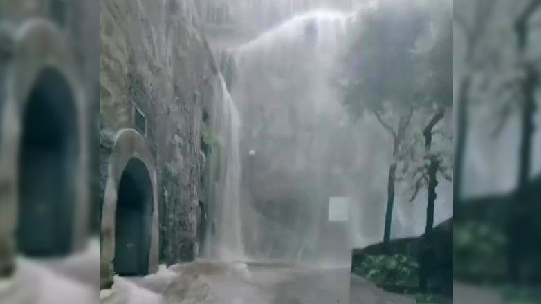 Ιταλία: Απίστευτο βίντεο από το Σορέντο μετά την θύελλα της Παρασκευής