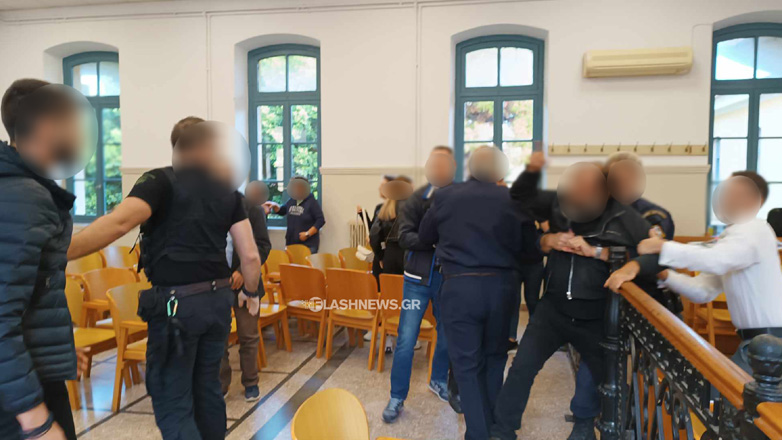 Χανιά: Σε πεδίο μάχης μετατράπηκε δικαστική αίθουσα