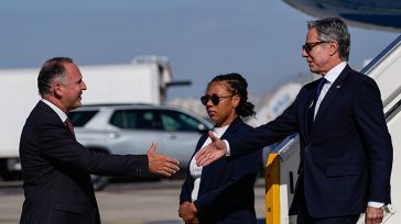 Ο ΥΠΕΞ των ΗΠΑ Μπλίνκεν έφθασε στο Τελ Αβίβ