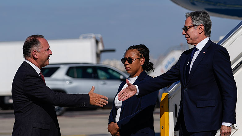 Ο ΥΠΕΞ των ΗΠΑ Μπλίνκεν έφθασε στο Τελ Αβίβ