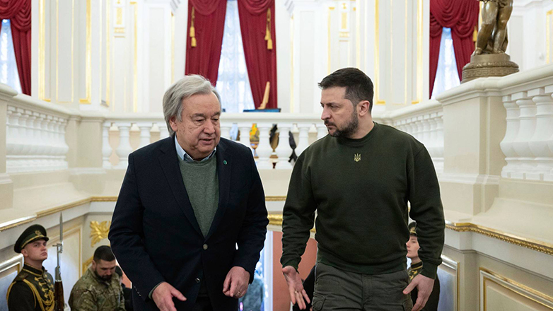 Άρνηση του Ζελένσκι να δει τον Γκουτέρες