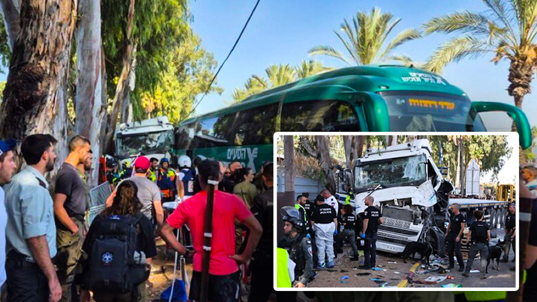Συναγερμός στο Τελ Αβίβ – Φορτηγό έπεσε σε στάση λεωφορείου