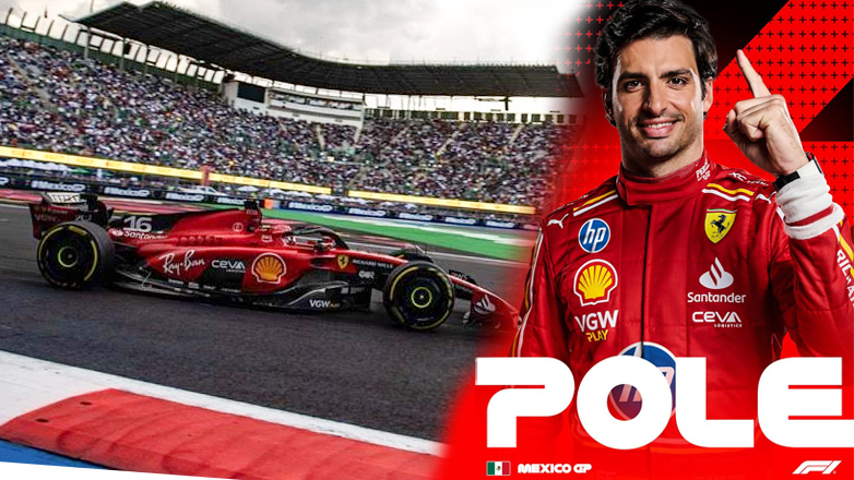 Grand Prix Μεξικό: Pole Man ο καταπληκτικός Carlos Sainz