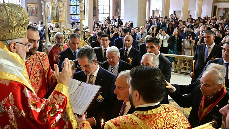 Χειροθεσία 28 νέων Αρχόντων από τον Αρχιεπίσκοπο Αμερικής Ελπιδοφόρο
