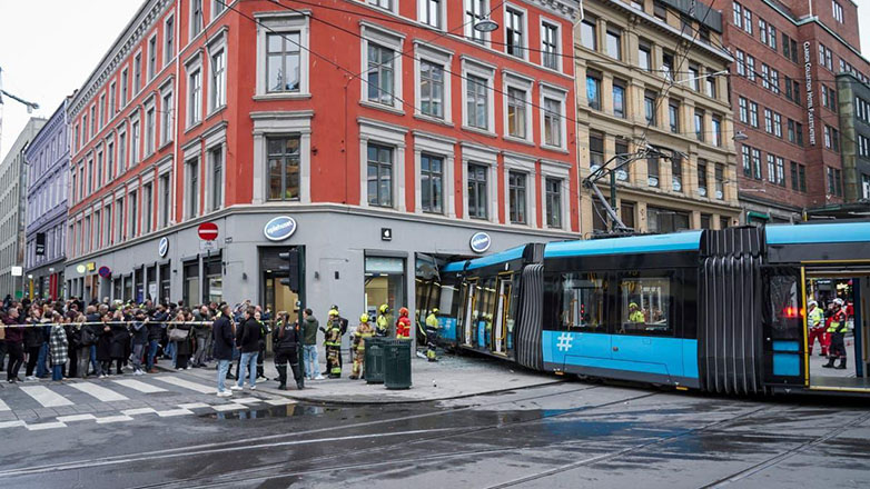 Τέσσερις τραυματίες από τον εκτροχιασμό τραμ στο Όσλο