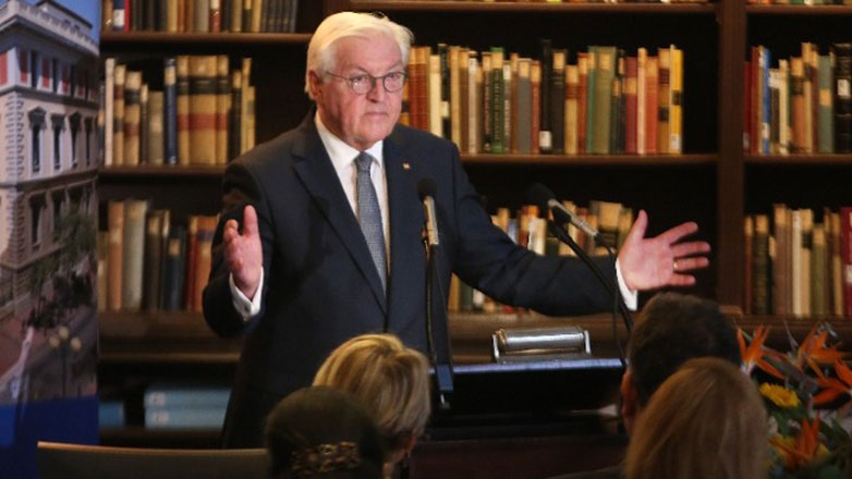 Ο Σταϊνμάιερ στην τελετή για τα 150 χρόνια από την ίδρυση του Γερμανικού Αρχαιολογικού Ινστιτούτου στην Αθήνα